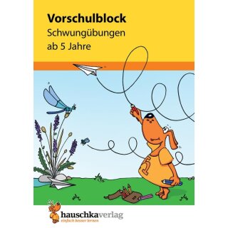 Vorschulblock - Schwungübungen ab 5 Jahre, A5-Block