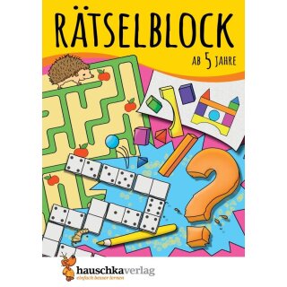 Rätselblock ab 5 Jahre, Band 1, A5-Block