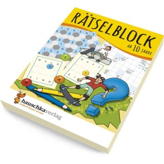 Rätselblock ab 10 Jahre, Band 1, A5-Block