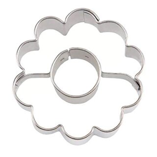 Mandelring ca. 4 cm gewellt