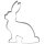 Hase ca. 6,5 cm sitzend