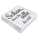 AAO *V* Servietten "Sprüche", 20er Pack