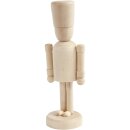 Holzfigur, Hut, H 13 cm, Pappel, 1Stck.
