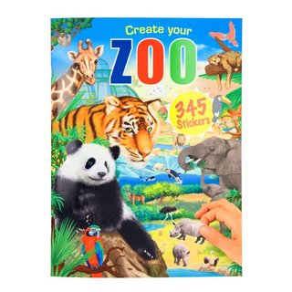 Create your ZOO, Malbuch mit Stickern