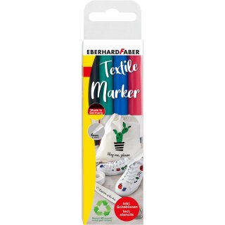 Textilstifte 4er Etui inkl. Schablonen