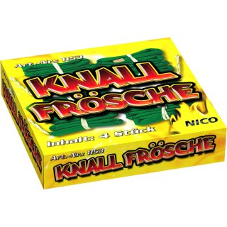 Knallfrösche, 4er-Schtl., KAT F2, ab 18 Jahre