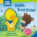 Holzpuzzle-Buch, Emil Ente 24+m