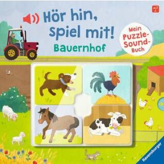 Mein Puzzle-Soundbuch: Bauernhof