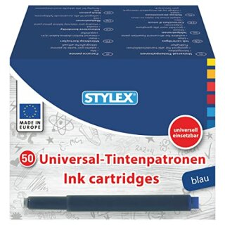 Universal-Tintenpatronen, blau, 50 Stück   *NEU*