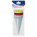 Deko-Schultüten, 6 Stück, FSC *NEU für 47163*