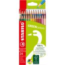 STABILO GREENcolors 24er Etui (doppelreihig)