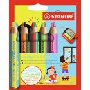 AAO STABILO woody 3 in 1 duo 5er ET/Spitzer
