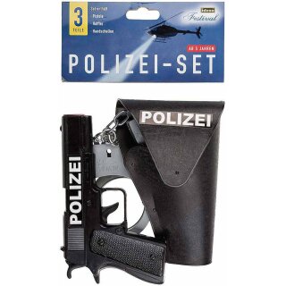 Idena Polizei Set 3teilig