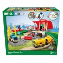 BRIO Großes City Bahnhof Set