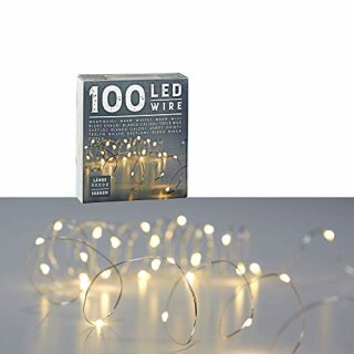 Lichterkette LED Micro 100er, 1000cm warmweiß, für 3 x AA Batterien