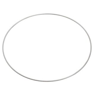 Metall-Ring, Ø15 cm, silber beschichtet