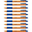 Druck-Kugelschreiber - STABILO pointball - 10er Pack - blau