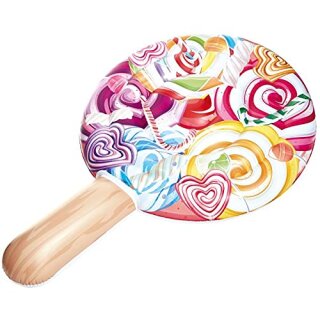 Floater Lollipop Candy World, aufgeblasen ca. 122x190 cm, unaufgeblasen ca. 133x200 cm, Form eines Lollies mit Stiel