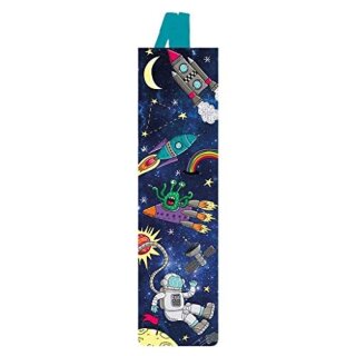 Lesezeichen mit Band Space