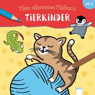 Mein allererstes Malbuch - Tierkinder