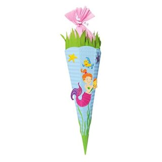 SCHULTÜTEN-BASTELSET "MEERJUNGFRAU"