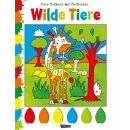 Mein Malbuch mit Malkasten: Wilde Tiere