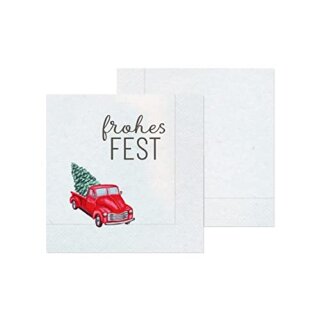 Serviette Frohes Fest20St33x33