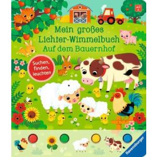 Lichter-Wimmelbuch: Auf dem Bauernhof