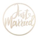 H-Kranz Just married ,FSCMixCred, 30cm ø natur