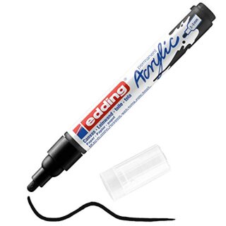 e-5100 Acrylmarker m. schwarz