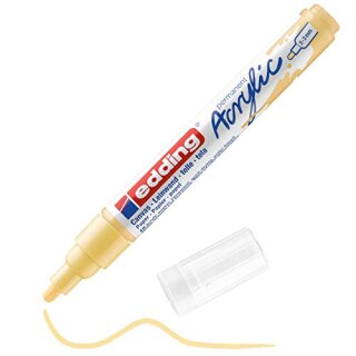 e-5100 Acrylmarker m. pastellgelb