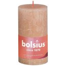 AAO Rustik-Kerze 130/68mm Nebliges Rosa