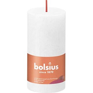 AAO Rustik-Kerze 100/50mm Wolkiges Weiß