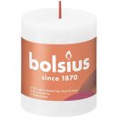 AAO Rustik-Kerze 80/68mm Wolkiges Weiß