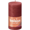 AAO Rustik-Kerze 130/68mm Zartes Rot