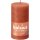 AAO Rustik-Kerze 130/68mm Herbstliches Orange