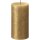 Rustikkerze Shimmer 130/68mm, Gold