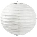 Reispapier-Lampe/-Lampion, Weiß, Rund, D: 35 cm, 1...