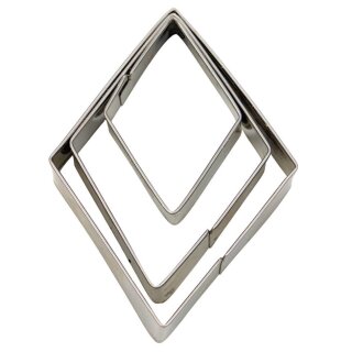 Rhombus ca. 3 / 5 / 7 cm glatt