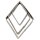 Rhombus ca. 3 / 5 / 7 cm glatt