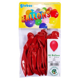 10 Rundballon 95 / 105cm, rot