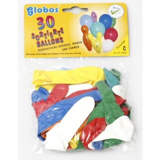 30 sortierte Ballons