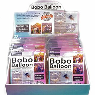 Bobo Ballon Ø40cm transparent im Display