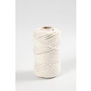 Macramé-Kordel, Naturweiß, L: 55 m, D: 4 mm,...