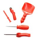 Kürbis Schnitz-Set 5-tlg., orange