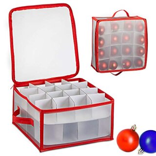AAO Christbaumkugeln Aufbewahrungsbox, faltbar, 32er
