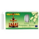 Pyramidenkerze weiß 50er