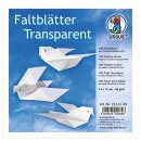 FALTBL. TRANSPARENT "WEISS" 42G. 14x14CM 100BL.