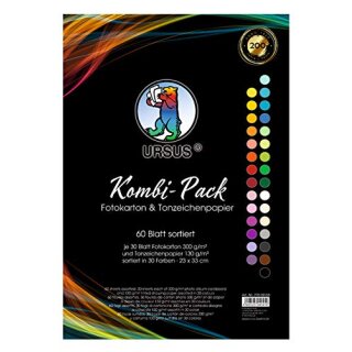 KOMBI-PACK 23x33CM,60BL.FOTOKTN.+TONPAPIER