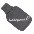 Wärmflasche Lieblingsmensch, 2 L, mit...